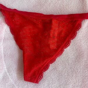 Victoria’s Secret red thong